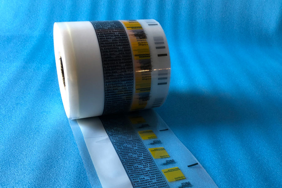 Tubolare LDPE stampato con loghi